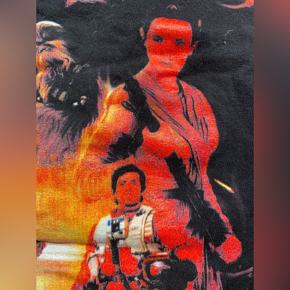 Men's‎ Tultex Star Wars Graphic T-Shirt Large/L D - Picture 3 of 8